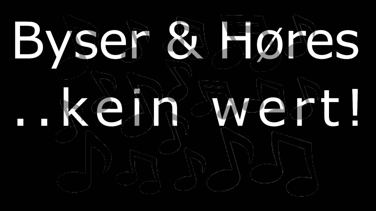 ► BYSER - Kein Wert [ft. Høres]