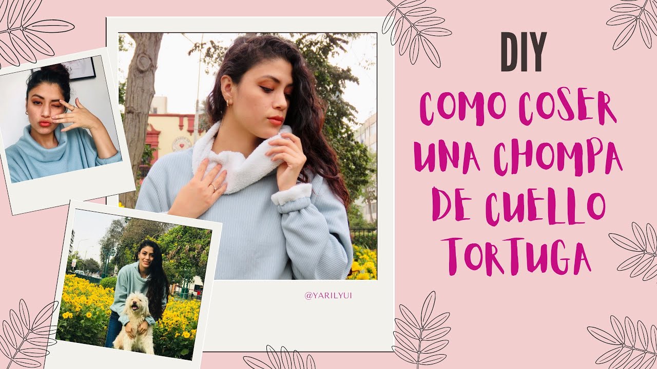 Como coser una polera cuello tortuga