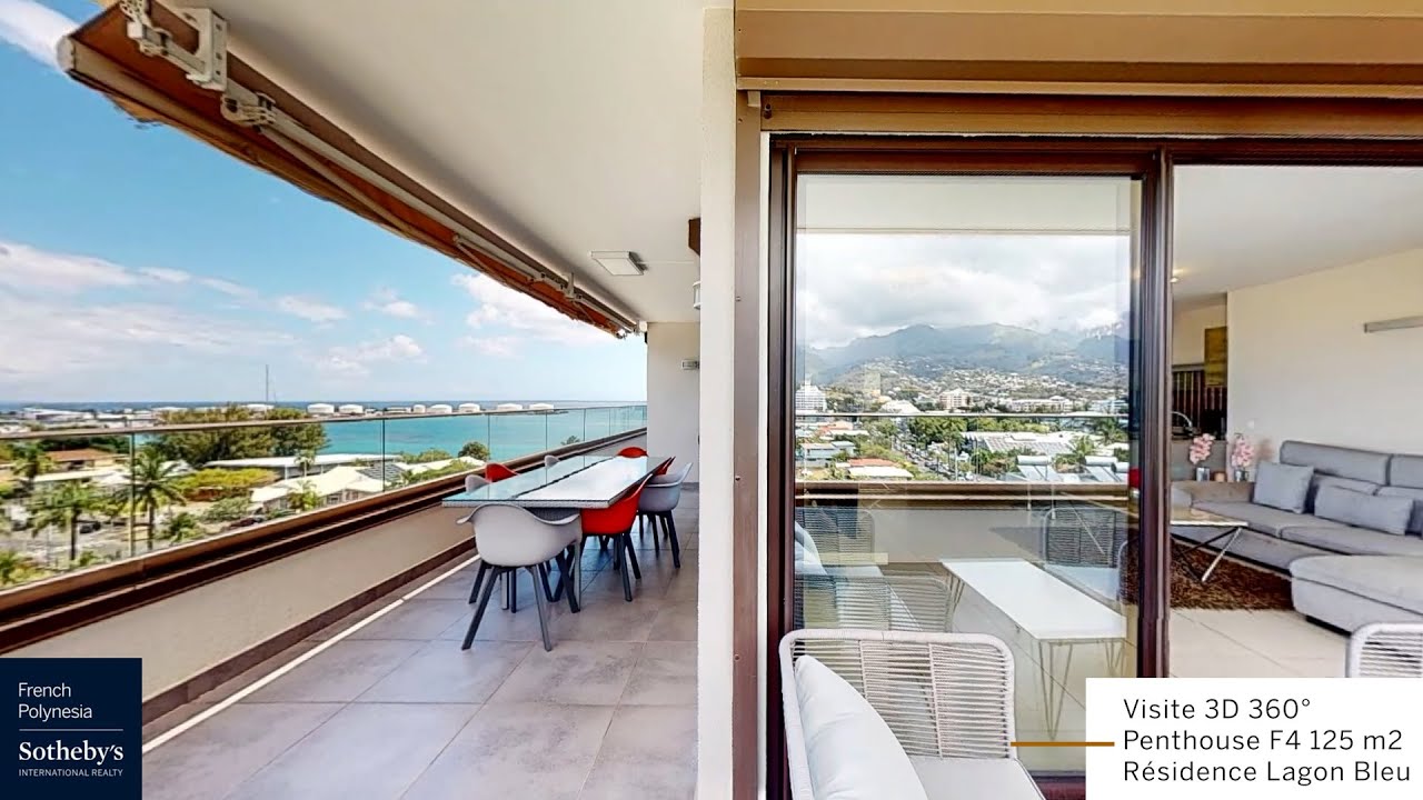 FPSIR - PENTHOUSE F4 125M2 RESIDENCE LAGON BLEU PAPEETE TAHITI
