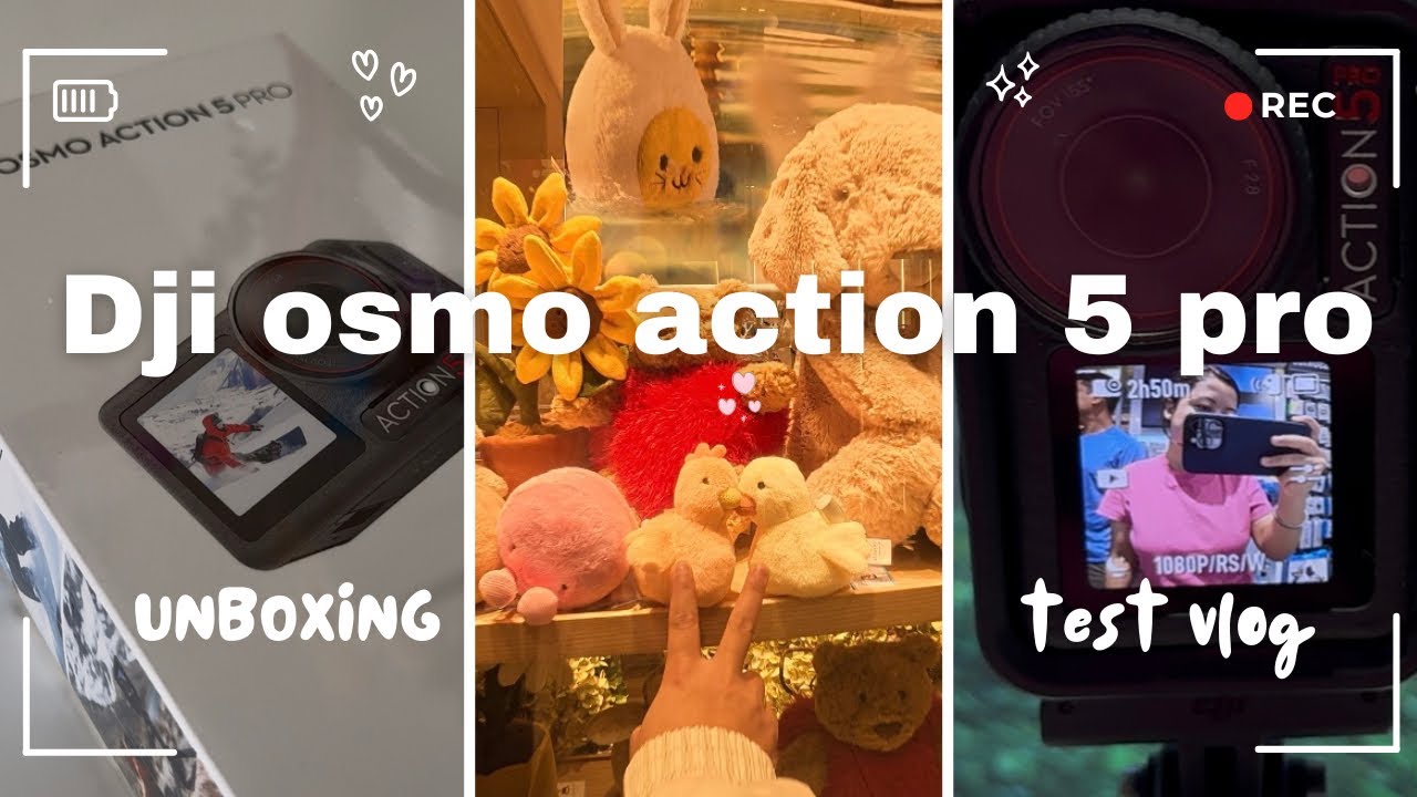 DJI OSMO ACTION 5 PRO Unboxing + test vlog -  Best action camera for vlogging?