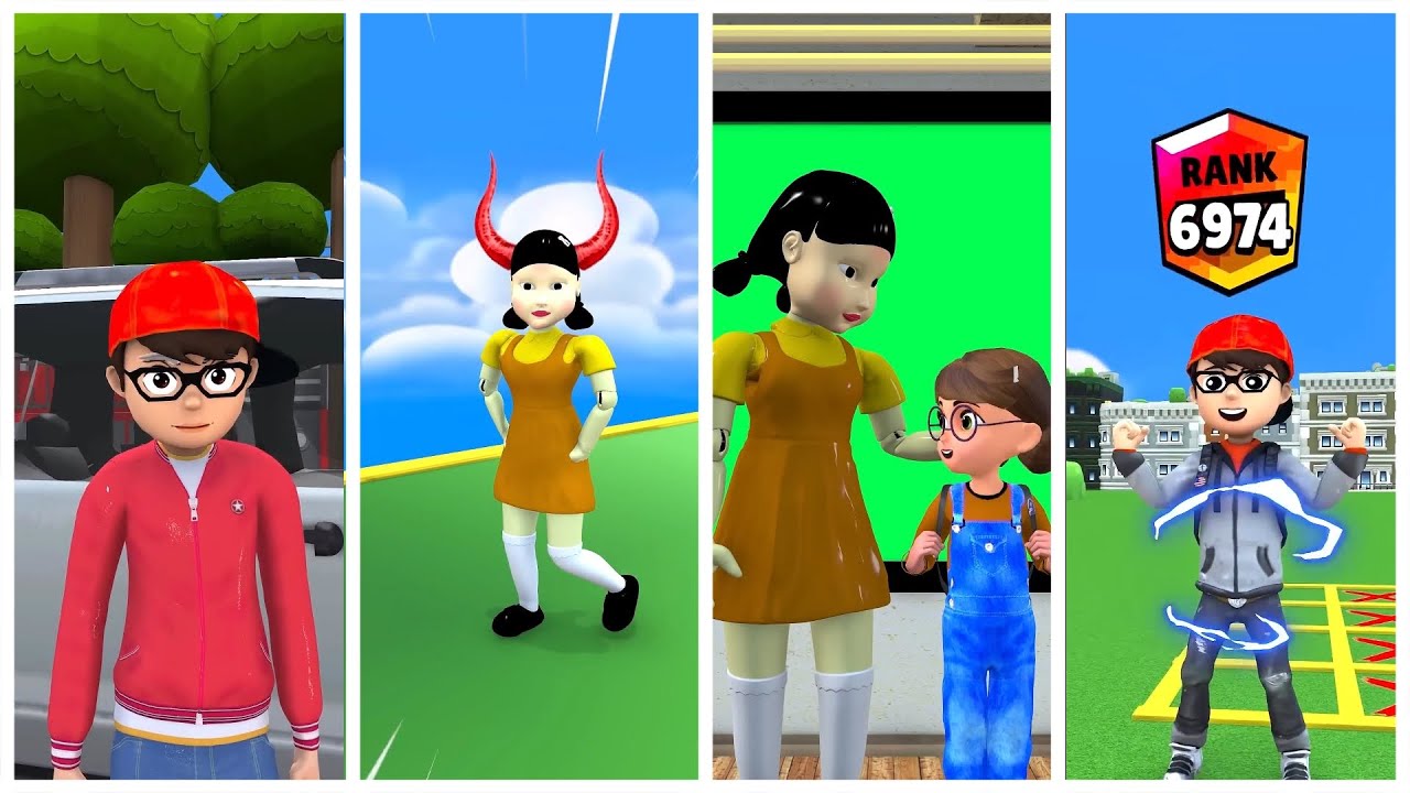Scary Teacher 3D vs Squid Game Draw Shin Sonic and Squid Game Doll Nice Or Error 5 Times Challenge