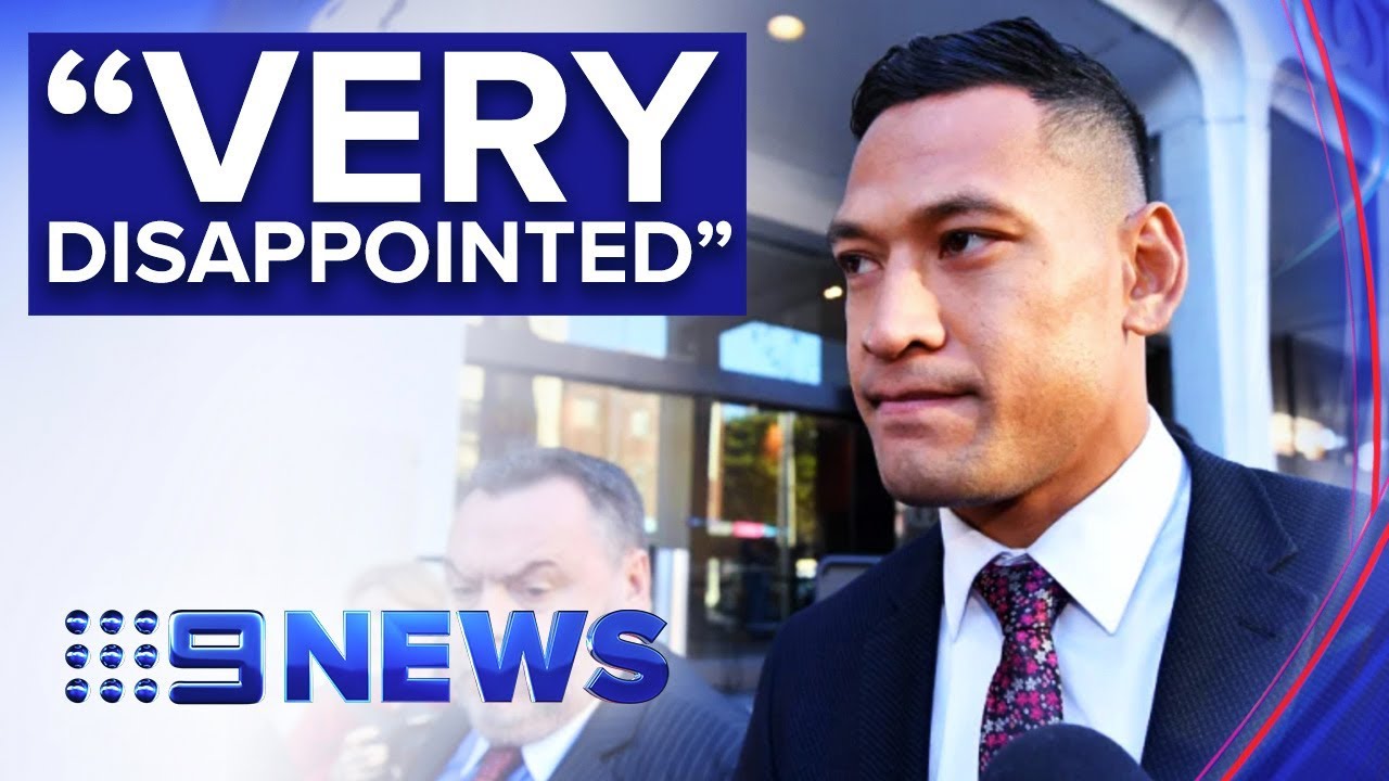 Israel Folau and Rugby Australia go to court after conciliation fails | Nine News Australia