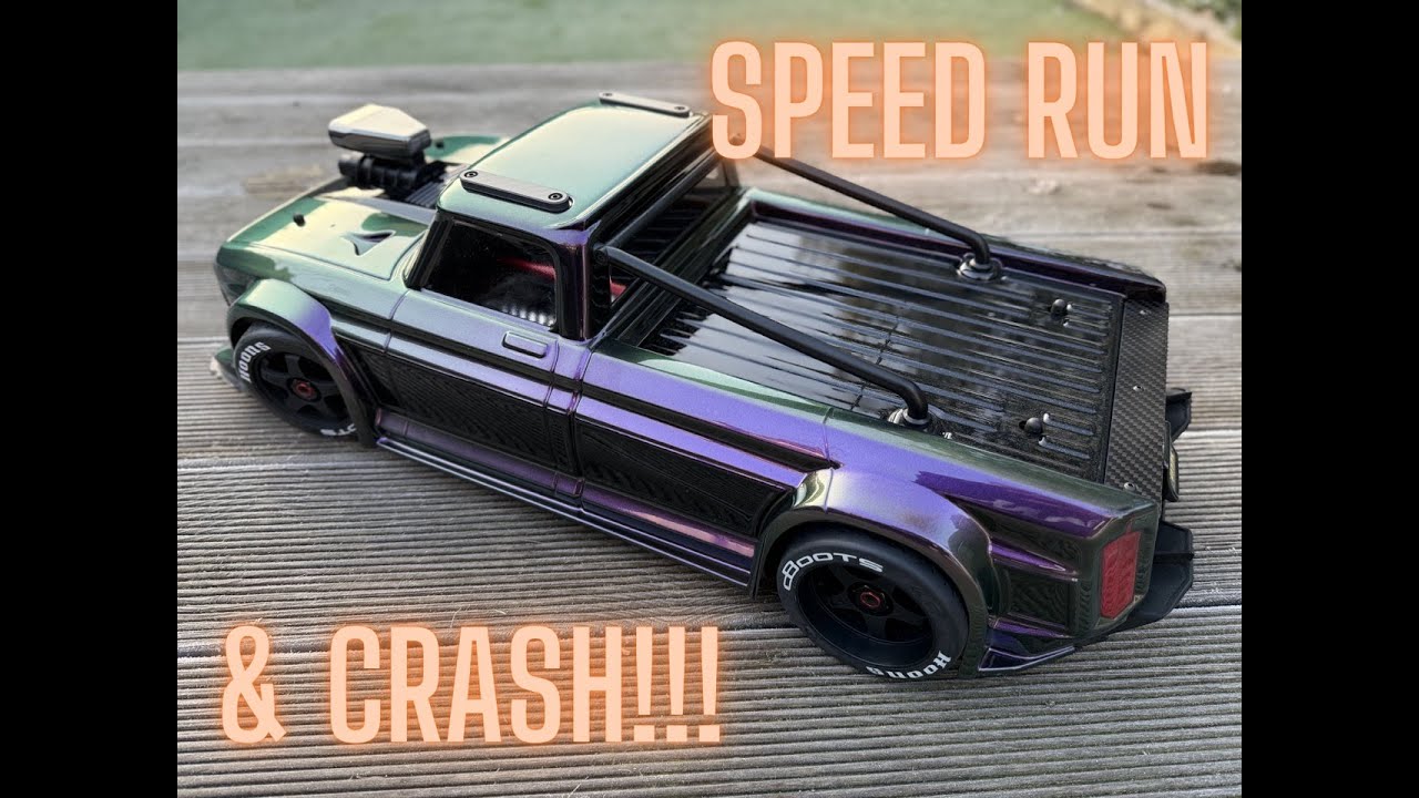 Arrma Infraction - Speed Run PB & EPIC Crash!!!