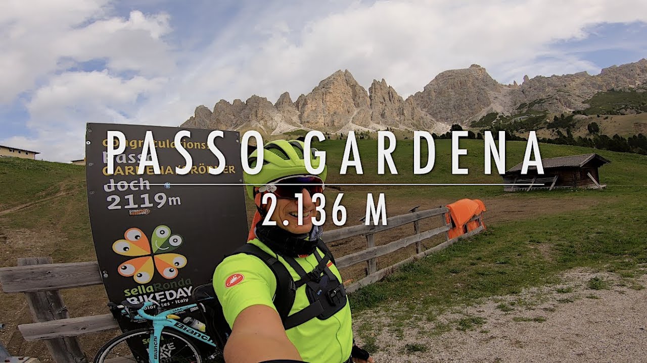 4K 🔴 Sellaronda (reverse) da Corvara (2) 🔴 Passo Gardena (2.136 m s.l.m) ultimi km