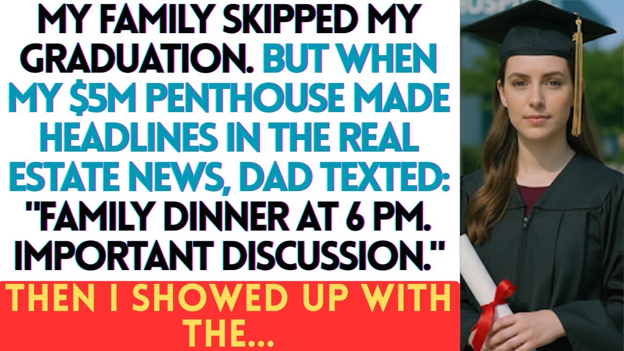 My Family Ignored My Graduation — Then My $5 Million Penthouse Made Them Pay Attention