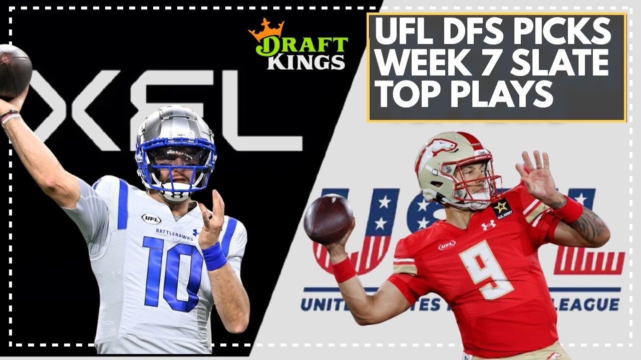 Week 7 UFL DFS Picks: Use These Players In Your DraftKings Lineups