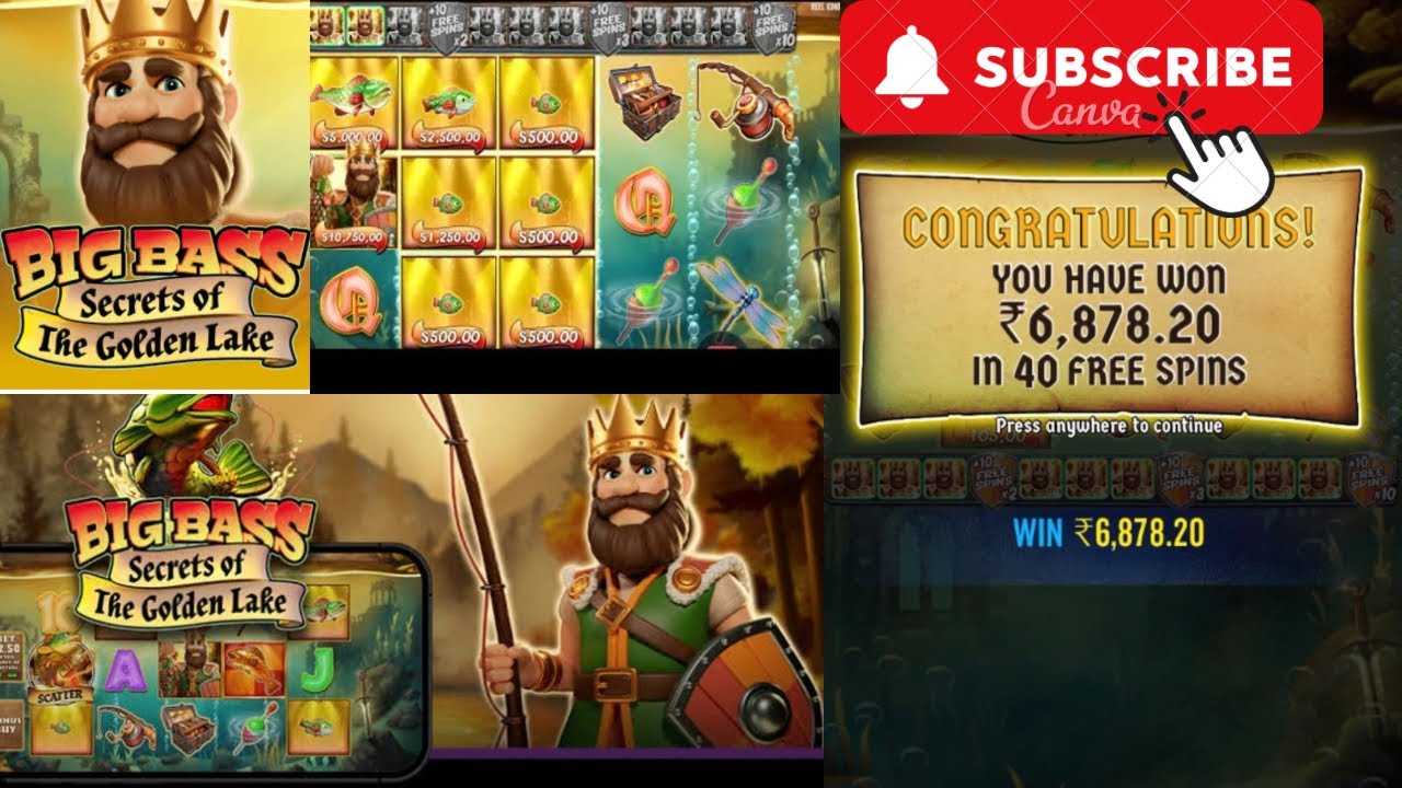 The big bass big win best slot by reelkingdom 🎰😍😍🎰  