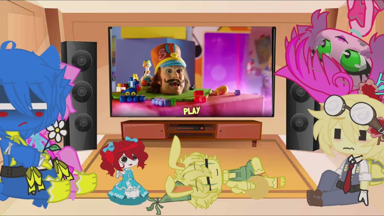Реакция Poppy Playtime на музыкальный клип &laquo;The Toy Box&raquo;