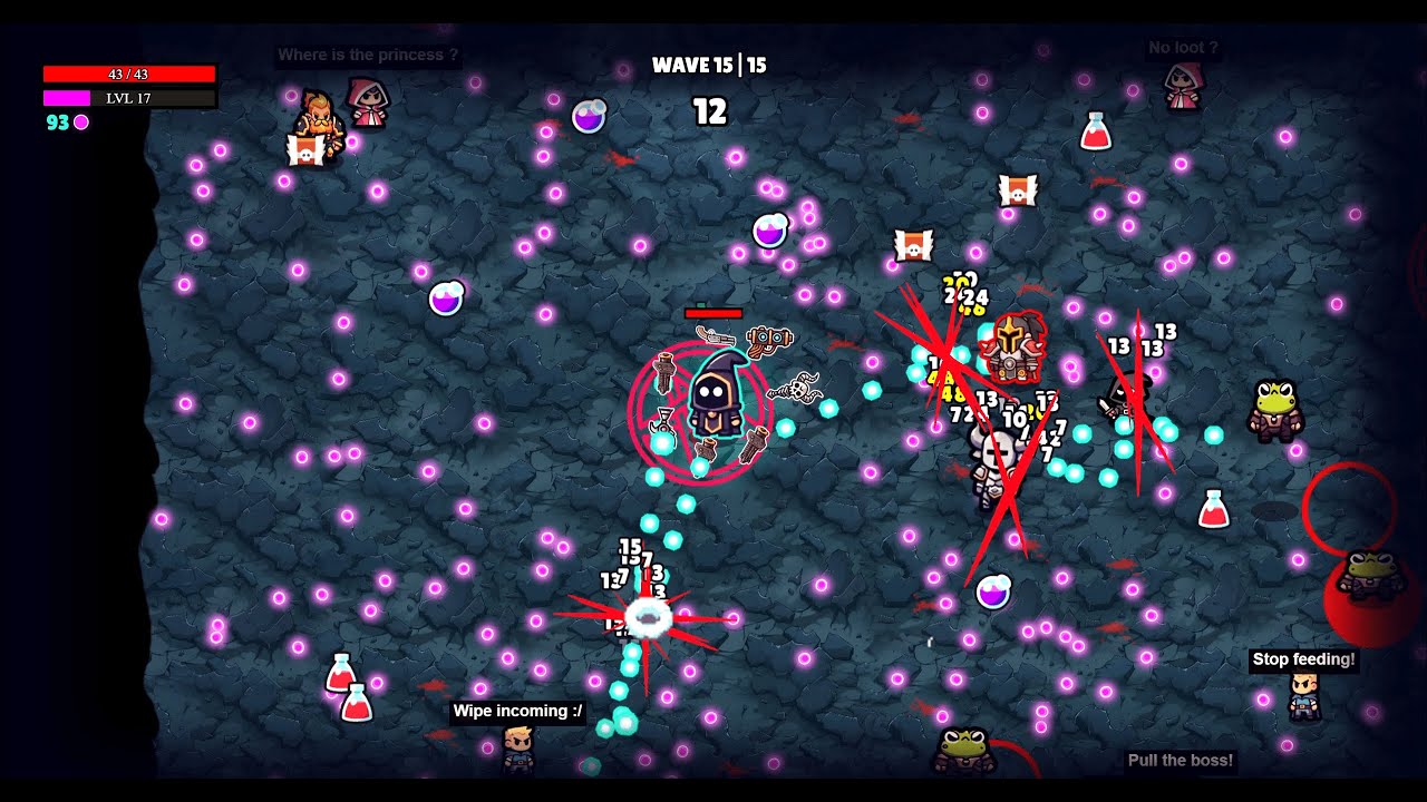 Noobs Are Coming pick your Boss and survive raids of Noobs