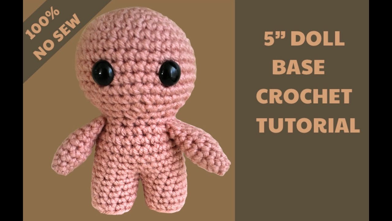 CROCHET DOLL BASE PATTERN 5 INCH
