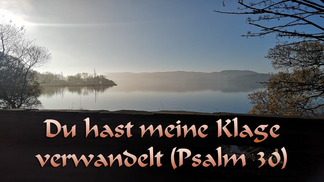 Du hast meine Klage verwandelt