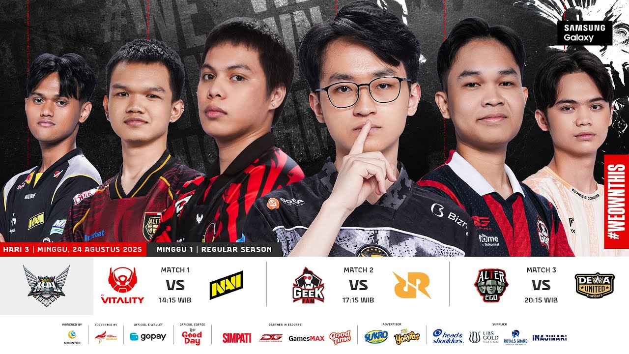 🔴 LIVE | MPL ID S16 | RS Hari 3 Minggu 1 | Bahasa Indonesia