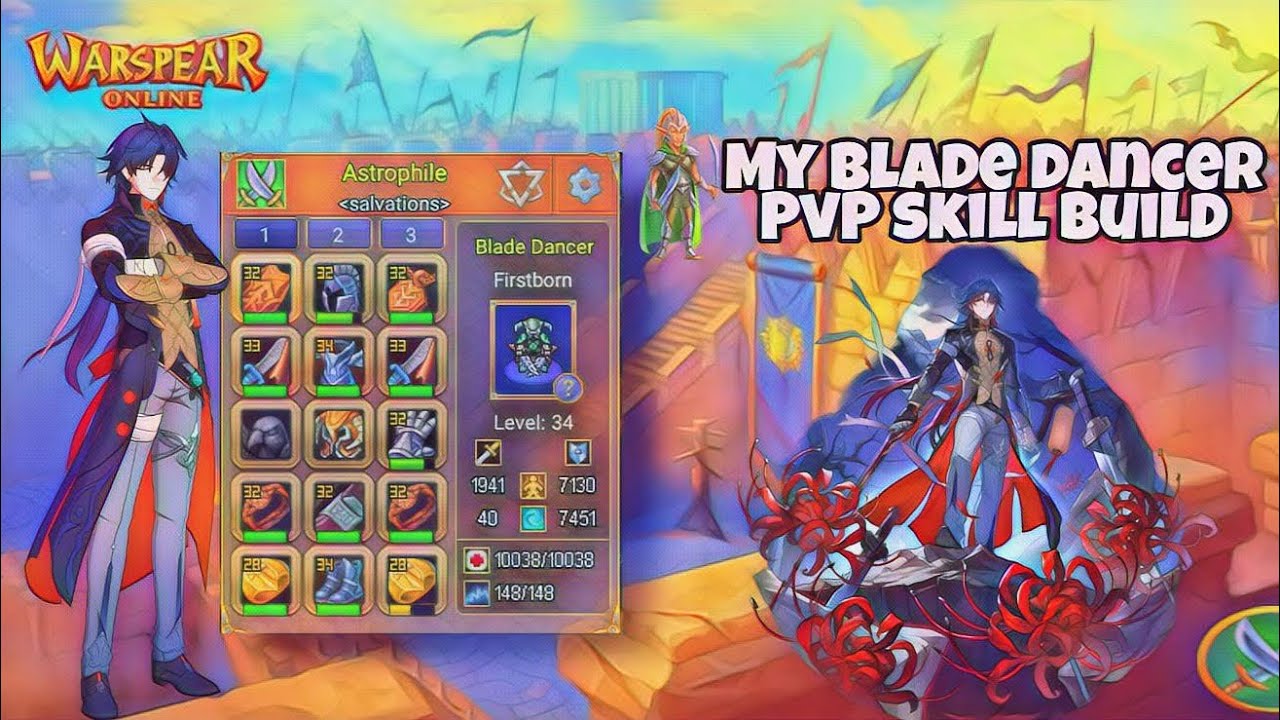 WARSPEAR ONLINE: Blade Dancer PvP Skill.#warspearonline