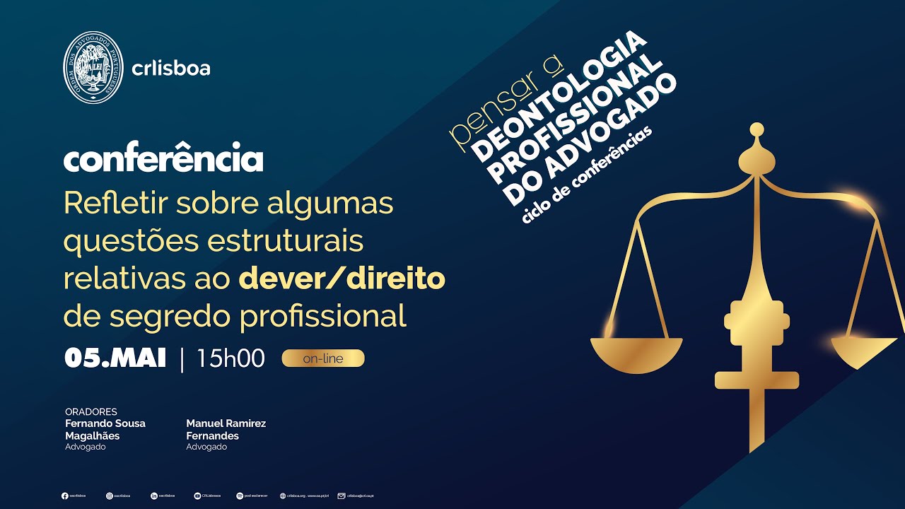 Refletir sobre algumas questões estruturais relativas ao dever/direito de segredo profissional