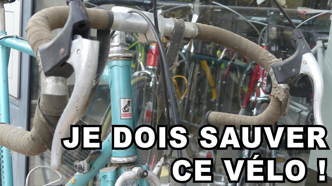 Je remets en état un vieux vélo Peugeot, j'ai moins d'une heure pour tout faire