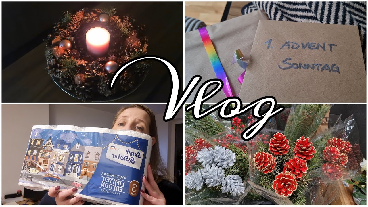 VLOG🌲⛄|Deko stöbern|DM-Haul|Adventmarkt🎅|meine Weihnachtsdeko 2025✨|1.Advent🎁