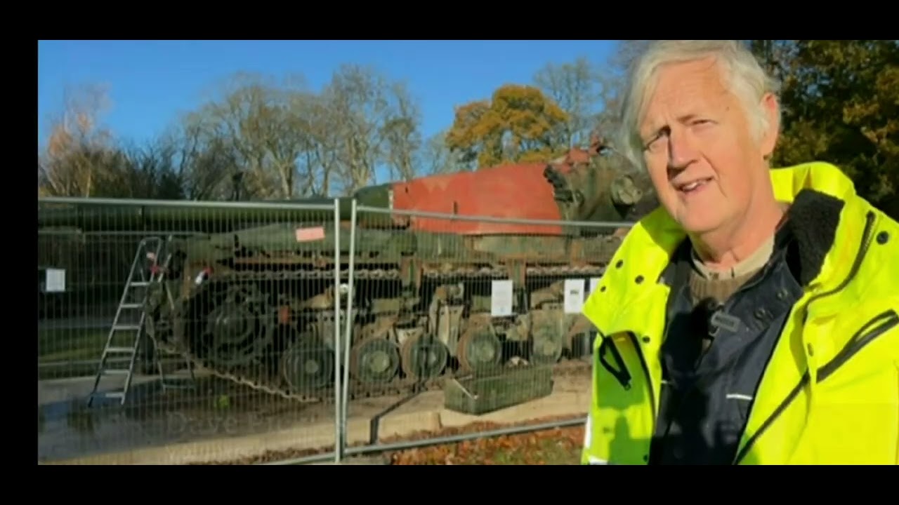 Conqueror tank being restored