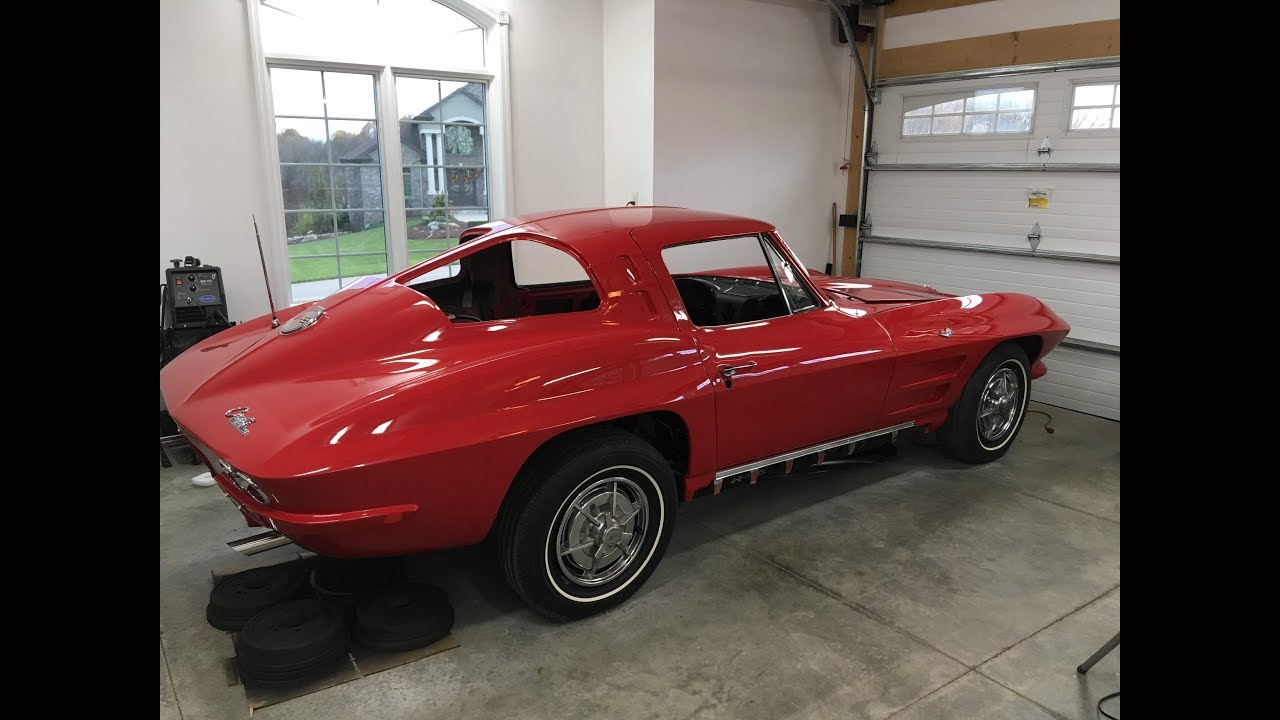 Установка дверного стекла Corvette Coupe 1963-1967 годов