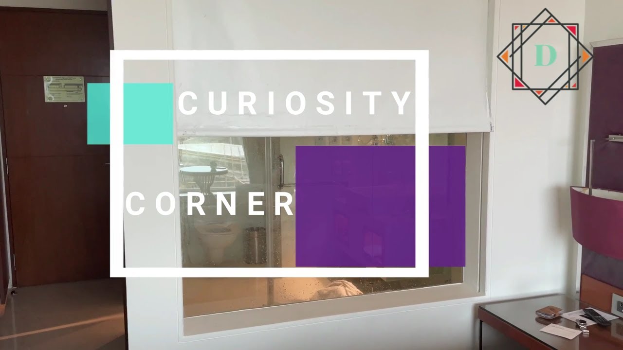 Mystery of See-through glass in hotel bathrooms #explore