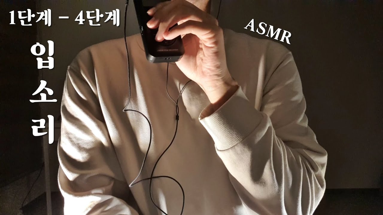 ASMR 입소리 장인이 들려주는  1단계부터 4단계 까지 점점 빠르게 / 입소리 고인물 만족 영상/ mouth sound level 1 to level 4 /