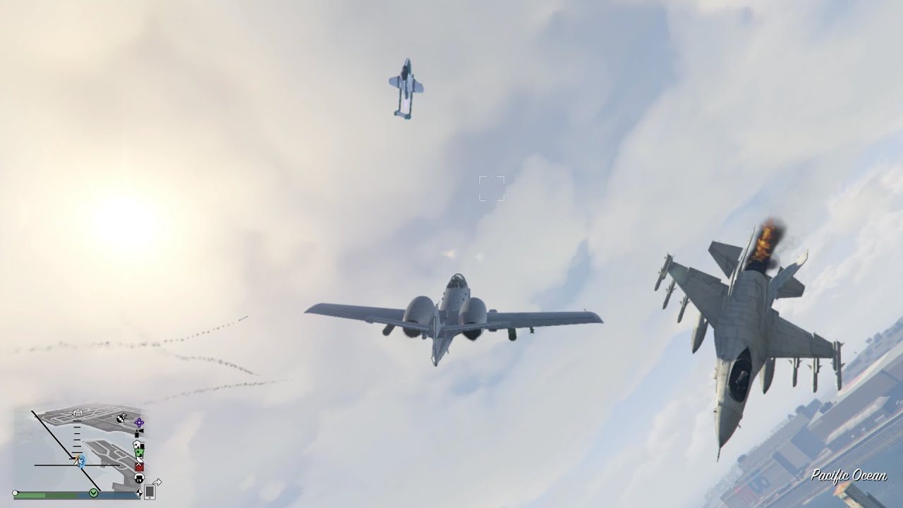 GTA Online: Pyro Vs Hydra Vs B11 | Best Dogfight Ever