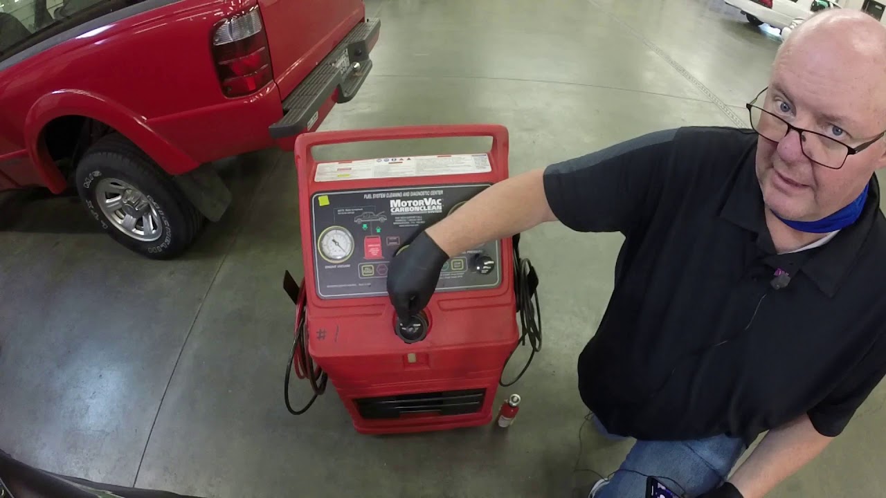 Fuel System Cleaning with a Motorvac