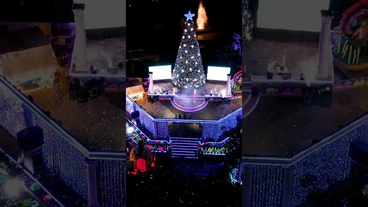 Pasko sa Minglanilla Lighting Ceremony, ang ganda naman! 🎄 #shorts | Minglanilla Town Plaza, Cebu
