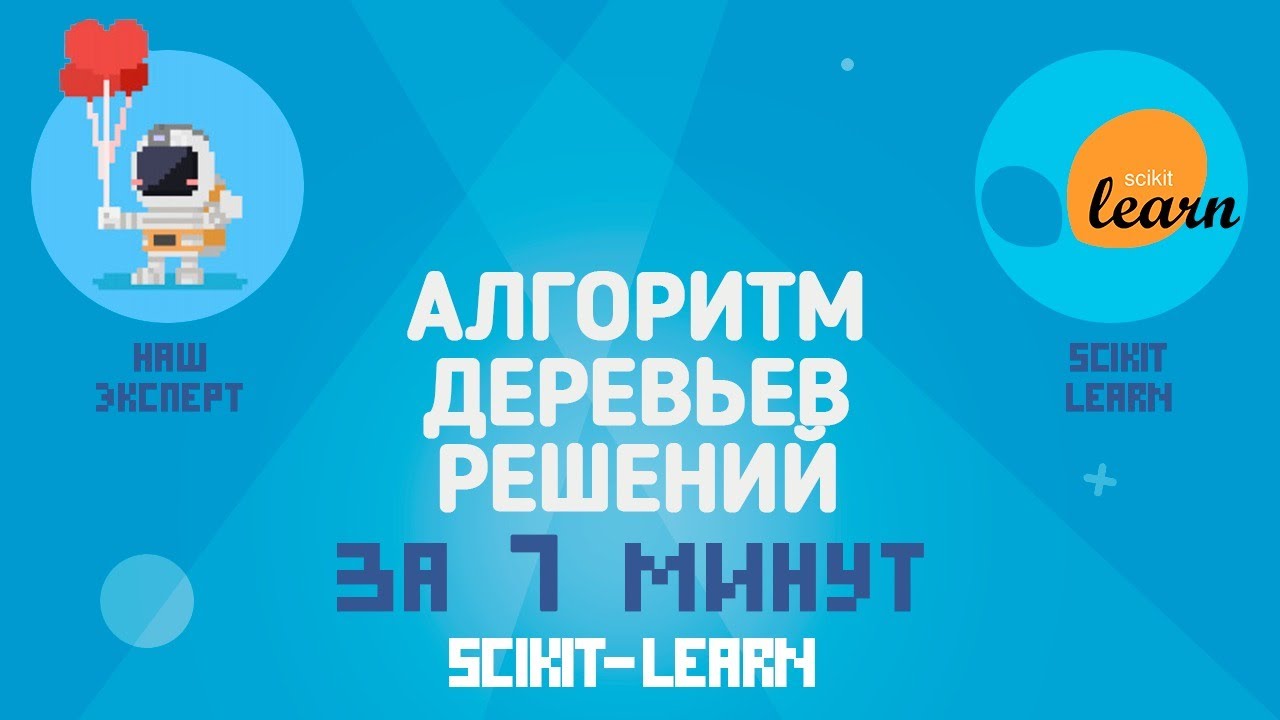 Алгоритм машинного обучения Decision Tree на Python за 7 минут