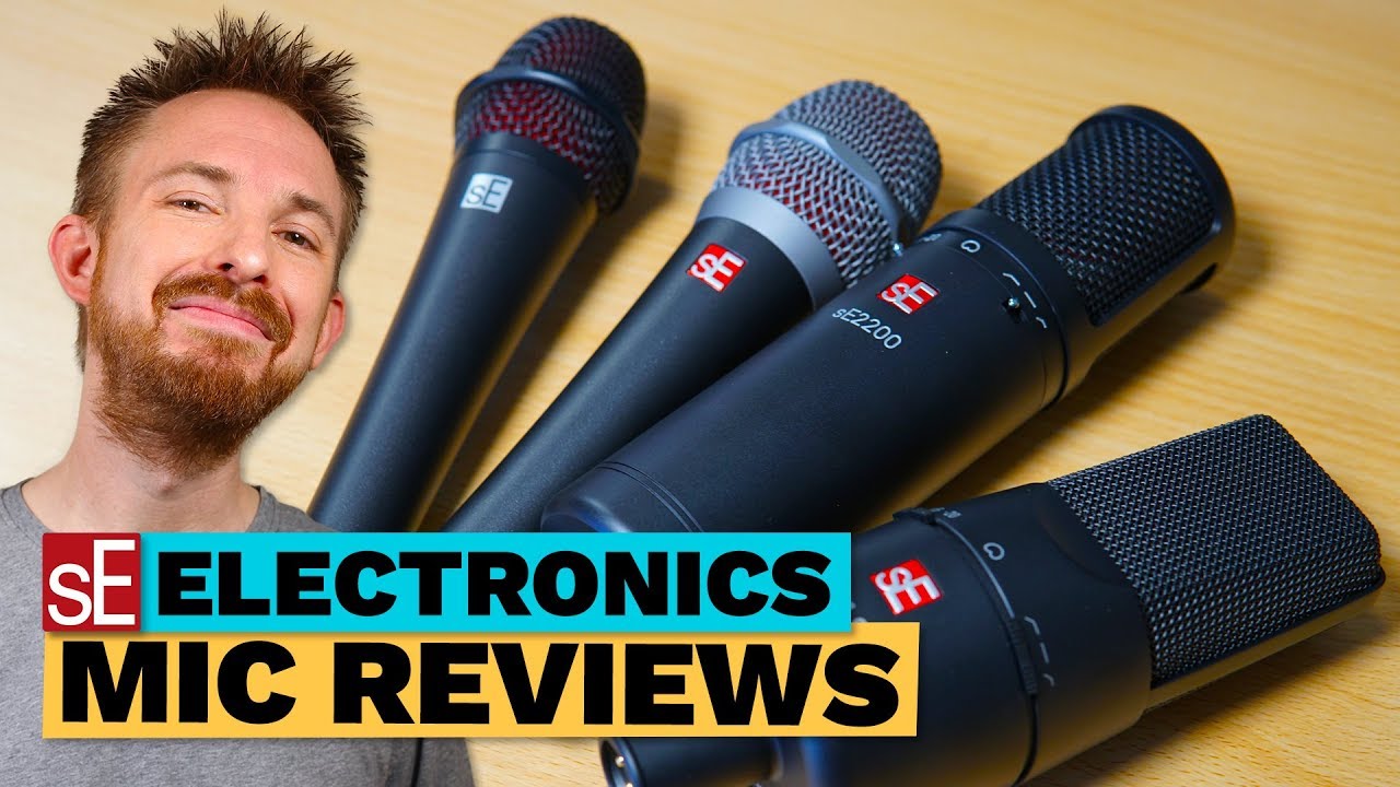 sE Electronics Mic Reviews - V3 - V7 - sE2200 - X1 S Studio Bundle