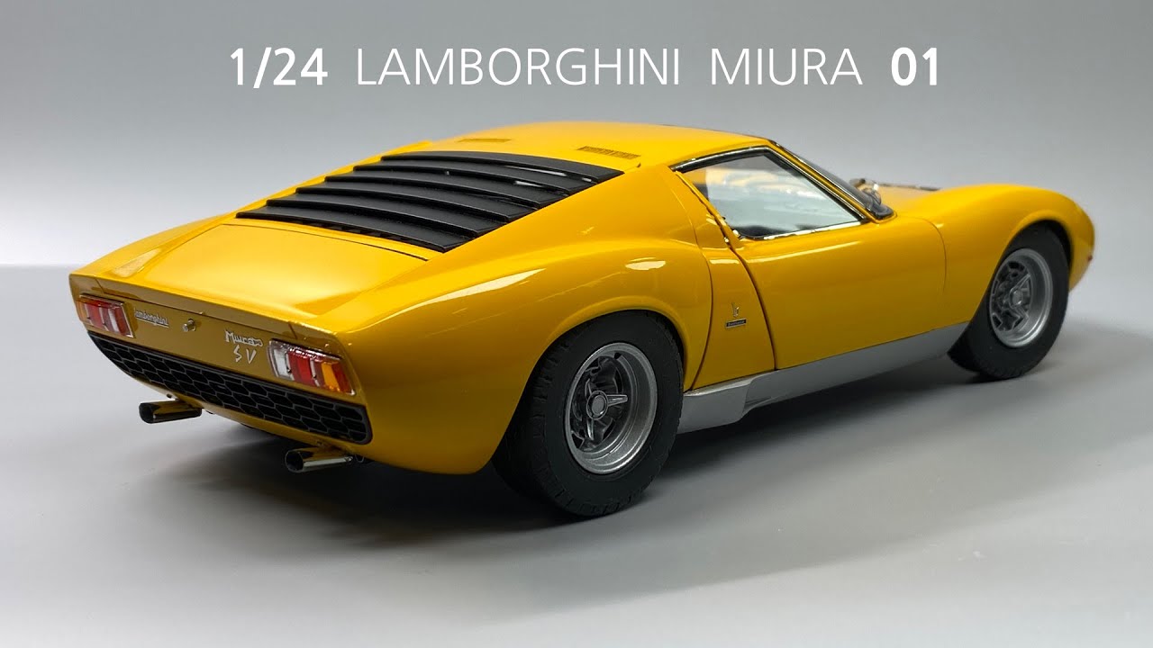 LAMBORGHINI MIURA 1/24 HASEGAWA - part 1