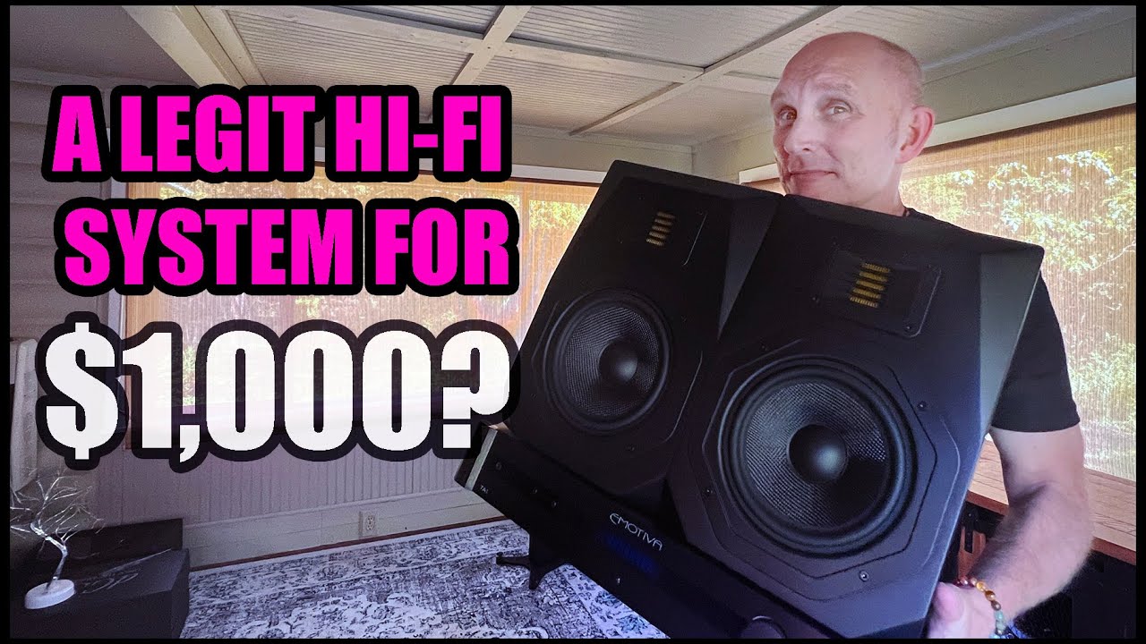 IT ROCKS...HARD.. Full Hi-Fi SYSTEM for $1k. Emotiva B2+ and TA1 Amp Review!