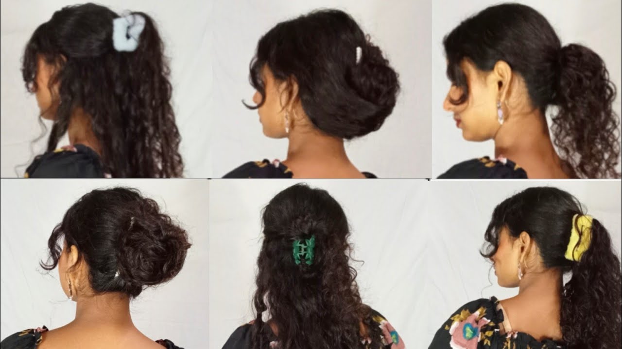 6 Stunning Claw Clips Hairstyle For Girls 💞 | Easy Everyday Hairstyle For Long Hair Girls ✨