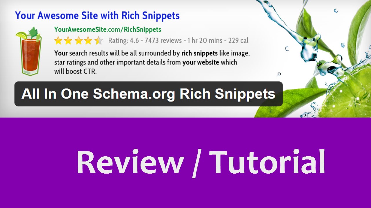 All In One Schema.org Rich Snippets Review / Tutorial