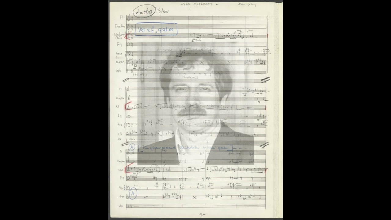 Sad clarinet (1964) -  Otto Ketting (1935-2012)