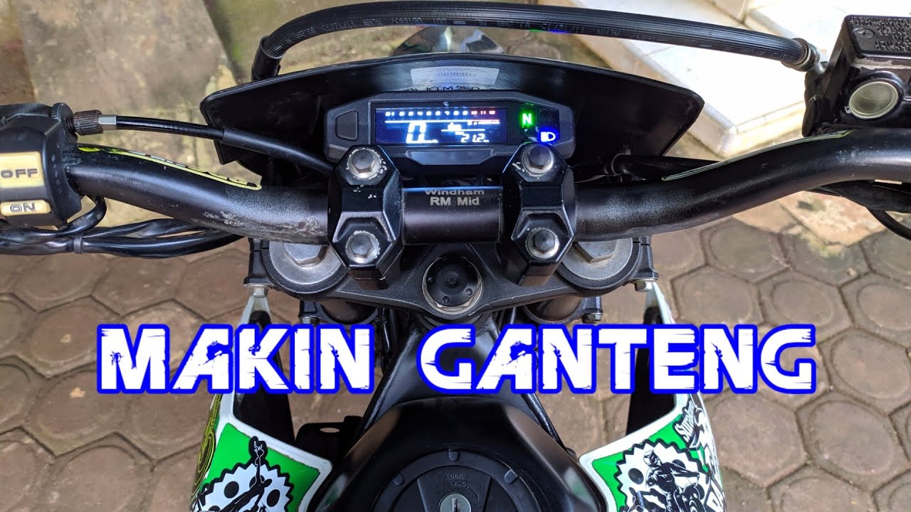 PASANG SPEEDOMETER KTM DI KAWASAKI D-TRACKER 150 || REPLIKA || MANTAP SEKALI