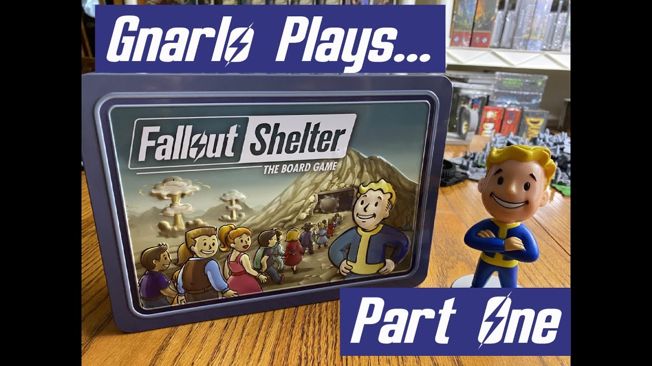 Fallout Shelter The Board Game, Solo Variant, pt 1