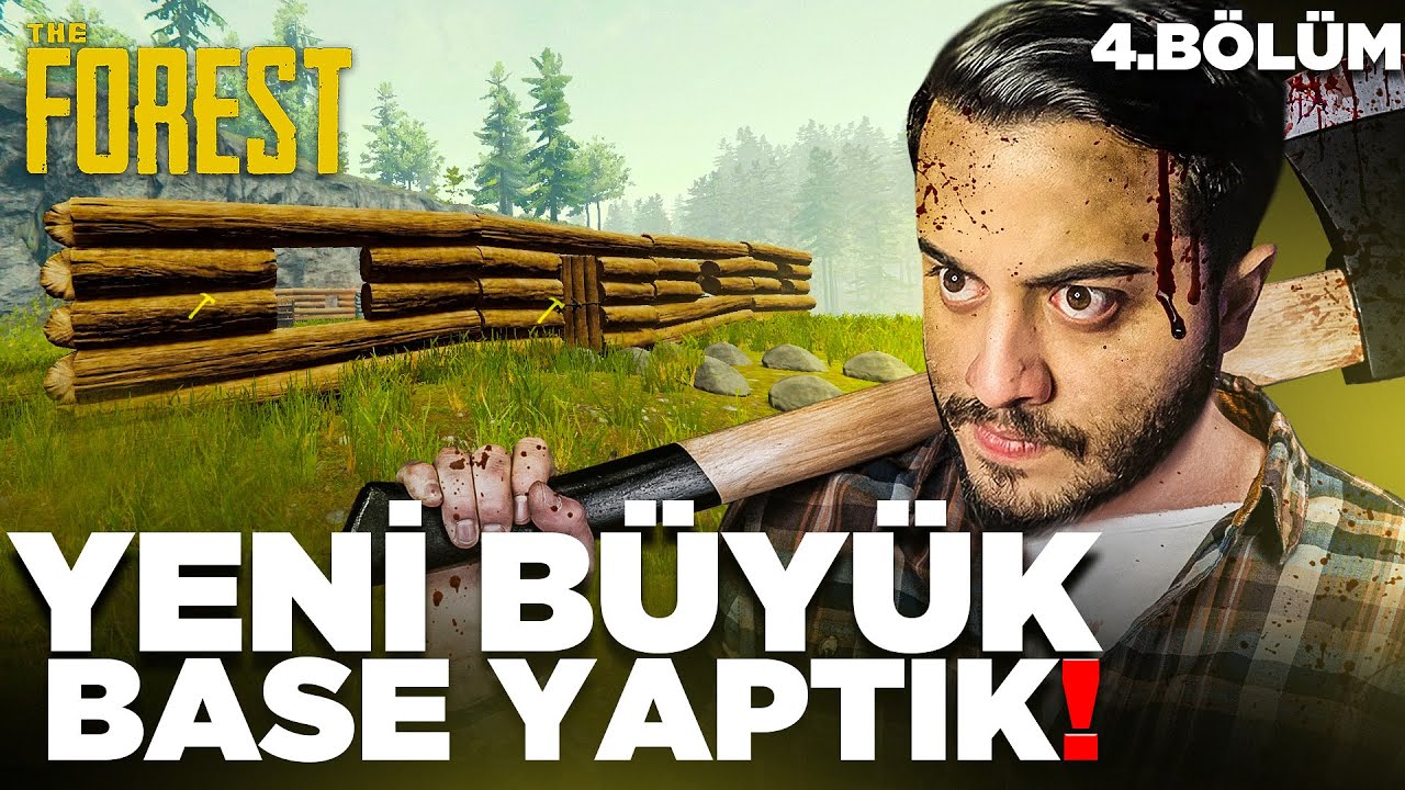 SONUNDA YENİ BÜYÜK EVİMİZİ YAPTIK! GÜVENDE MİYİZ? The Forest #4