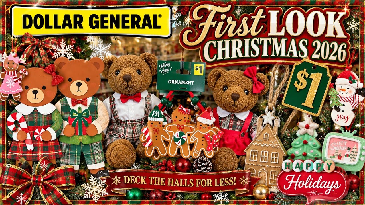 ✨УКРАШЬТЕ ДОМ ПО НИЗКИМ ЦЕНАМ В DOLLAR GENERAL!! РОЖДЕСТВО В DOLLAR GENERAL 2026!!🎄
