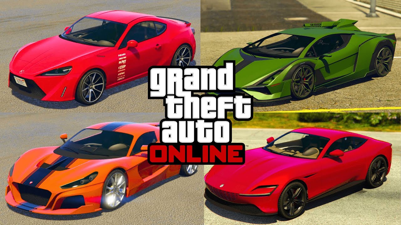 TOP 5 FASTEST CARS IN GTA 5 ONLINE! (2024)