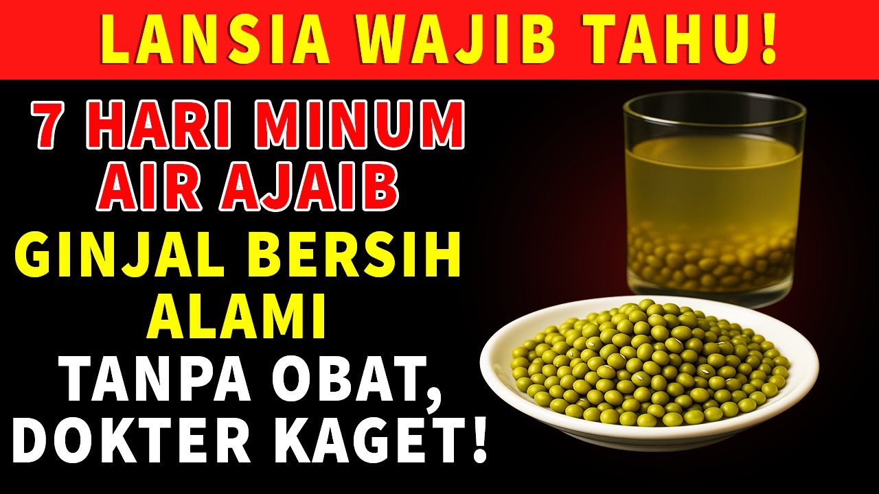 7 Hari Coba Minum Air Kacang Hijau, Efeknya pada Ginjal Bikin Kaget!