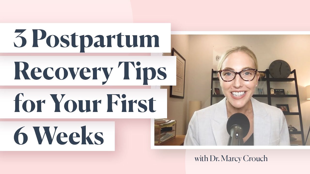 3 Postpartum Recovery Tips for Your First 6 Weeks | From a Pelvic Floor Doctor