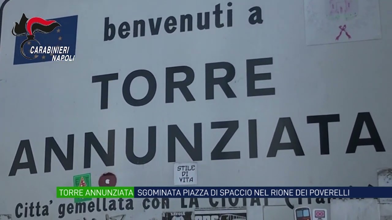 18 arresti a Torre Annunziata, droga e armi: anche baby pusher e reddito di cittadinanza