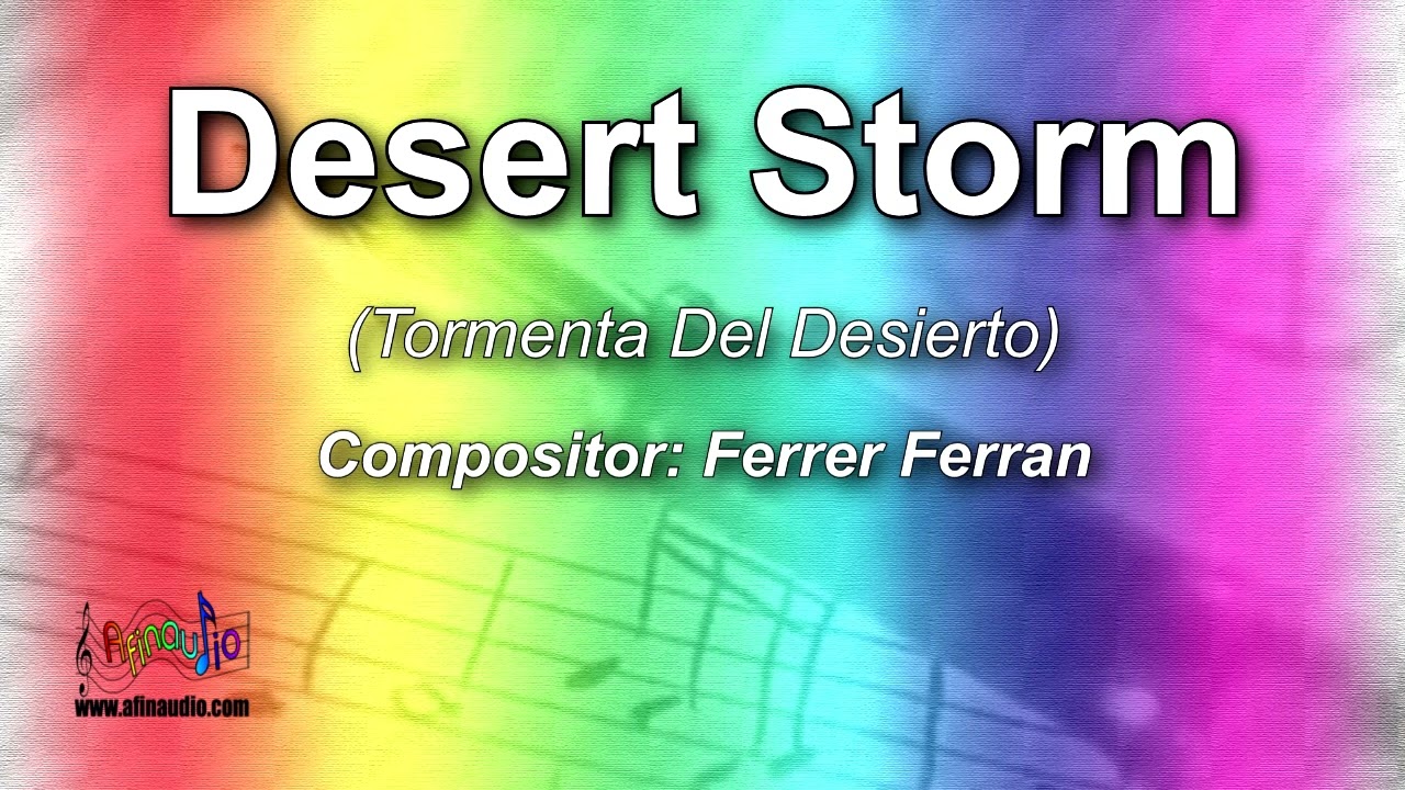 Desert Storm (Tormenta Del Desierto) - Ferrer Ferran - Obra Original
