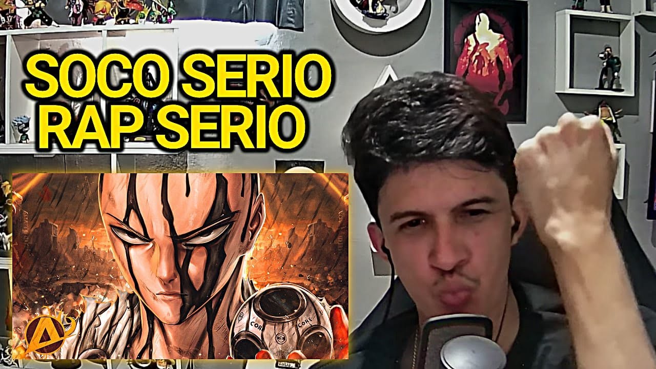 ♪ Saitama (One Punch Man) | Soco Seriamente Sério | AniRap - REACT