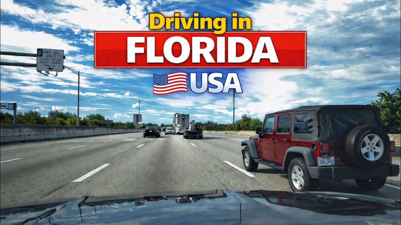 Driving in Florida 🇺🇸 | Sunny Day POV ASMR | Real Road Sounds