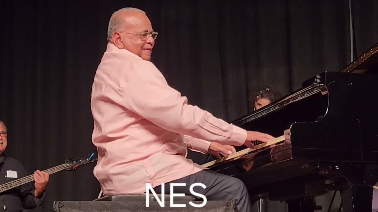 Pianist Edmond Chatlein playing 