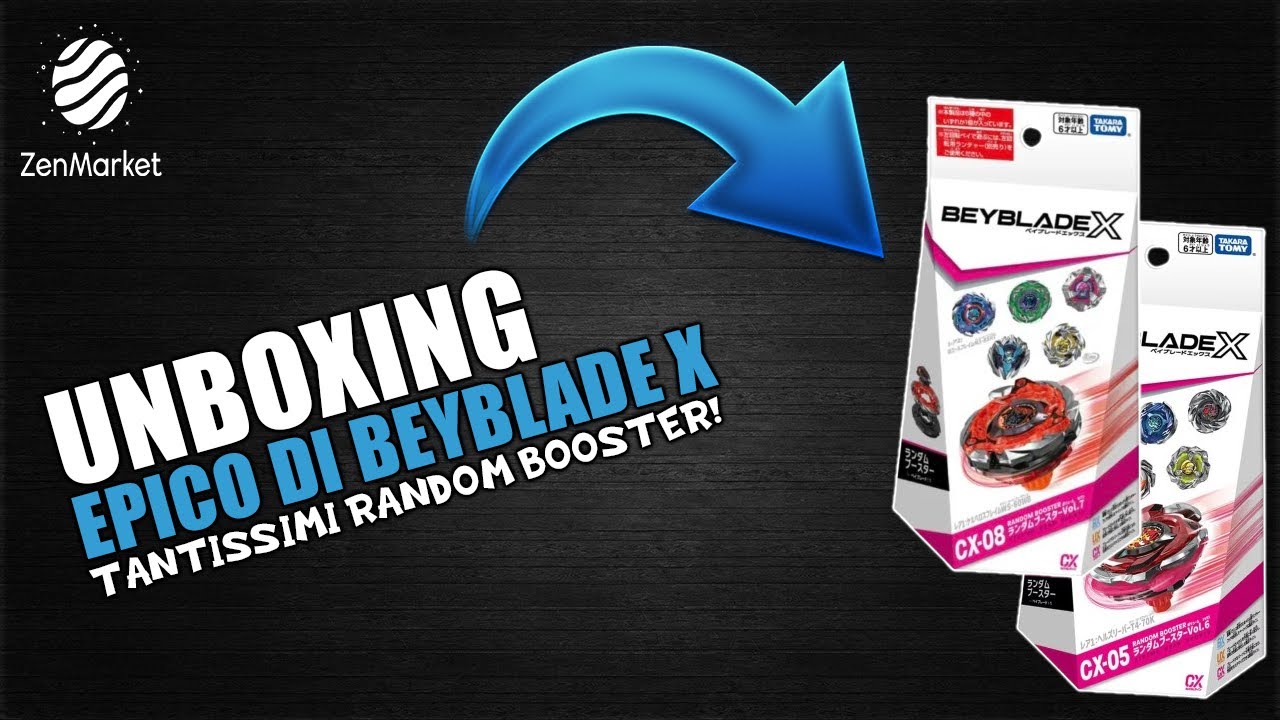 Unboxing Beyblade X dal Giappone – Random Booster CX-08 + CX-05 ft. ZenMarket