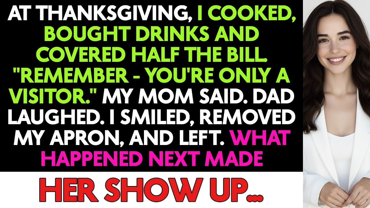 At Thanksgiving, I Cooked and Covered All Bills. Right Before Dinner, Mom Said...