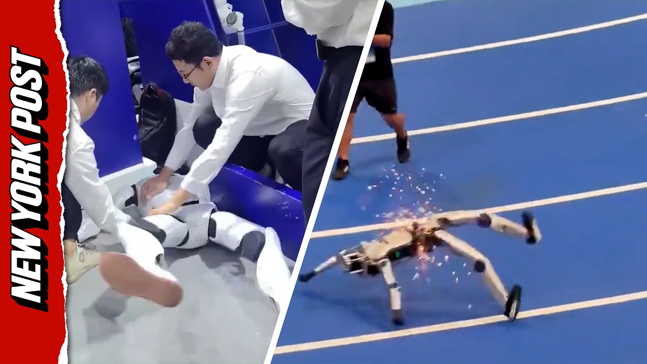 Best AI Robot Fails From Beijing&rsquo;s Humanoid Robot Games