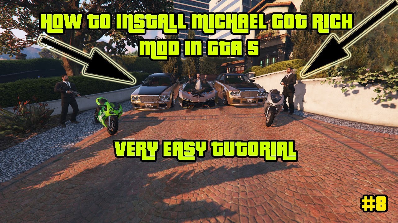 HOW TO INSTALL MICHAEL GOT RICH MOD IN GTA 5